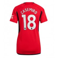 Manchester United Casemiro #18 Hjemmebanetrøje Dame 2023-24 Kortærmet